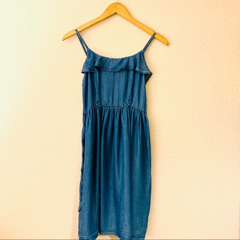 Joe Fresh Girl’s Chambray Flutter Dress